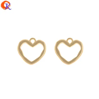 

Cordial Design 100Pcs 16*17MM Jewelry Accessories/Hand Made/Earrings Connectors/Heart Shape/DIY Making/Charms/Earring Findings