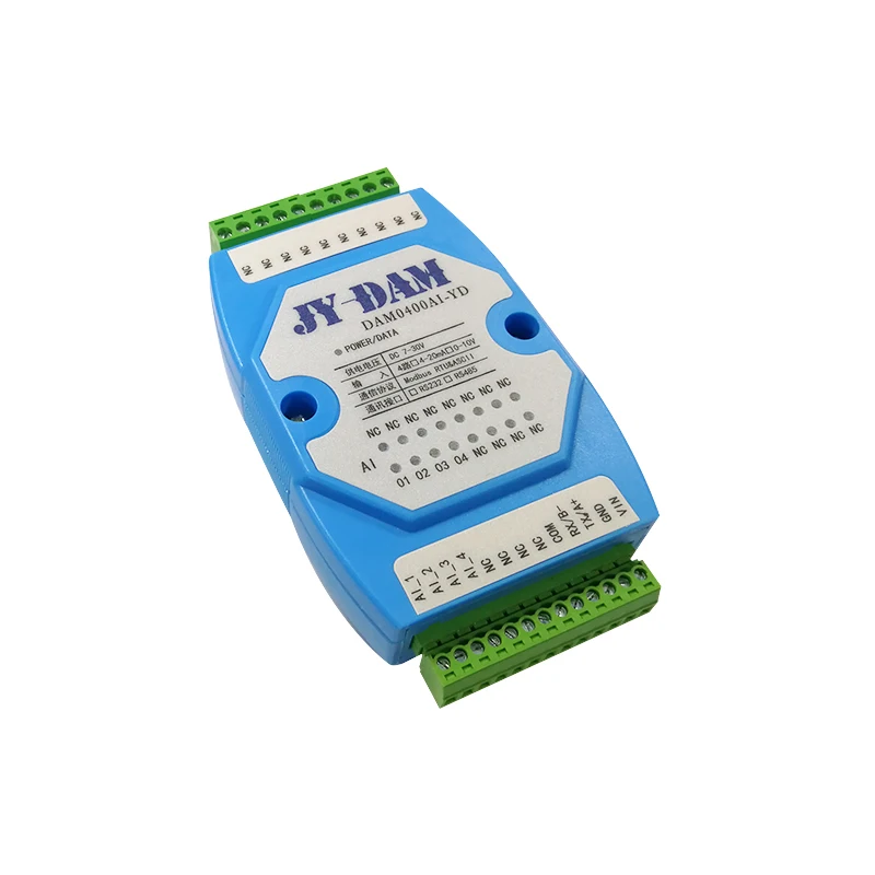 

DAM0400AIYD4 way 0-5V 0-10V 4-20MA аналоговый захват MODBUS rs232 изоляция 485