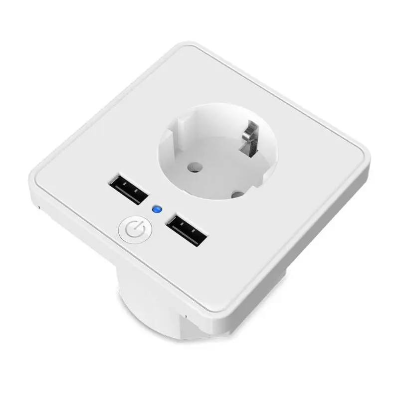 T16E Универсальный USB 5 В/3.4A выход настенная розетка домашнее настенное зарядное устройство выход адаптер Поддержка Amazon ALEXA и Google Home