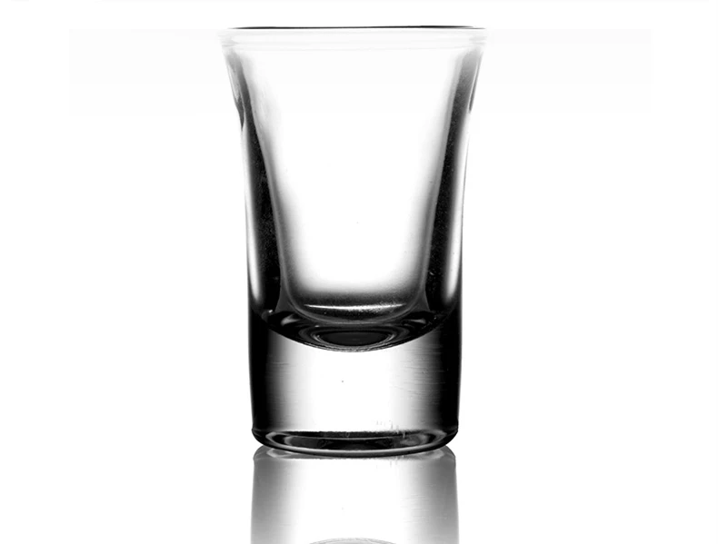 7 6PCS Crystal Vodka Cup Shot Glass Cup Whisky Shot Glasses Wine Glass Party Drinking  Thick Bottom Cup Double Wall Glass