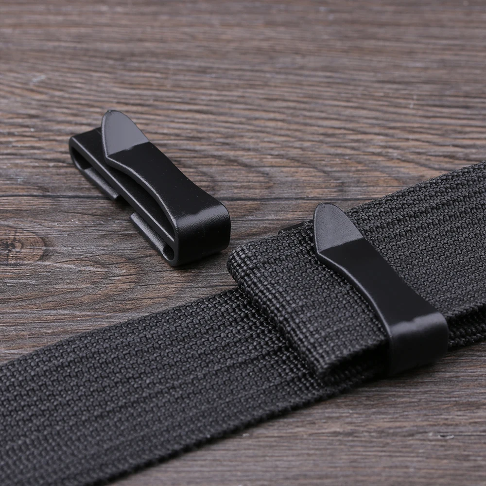 Adjuster Buckle Plastic Adjust Buckles Plastic Adjustment Buckles Belt Loop Slip Keeper Slider Buckle Clip Plastic Black Adjustable for Outdoor Backpack Strap 20/25/32/38/50mm Webbing