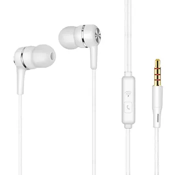 

Simple Universal In-ear Inline Computer Phone With Wheat Headset Wire Headset Bluetooth Earphone V4.2 Stereo