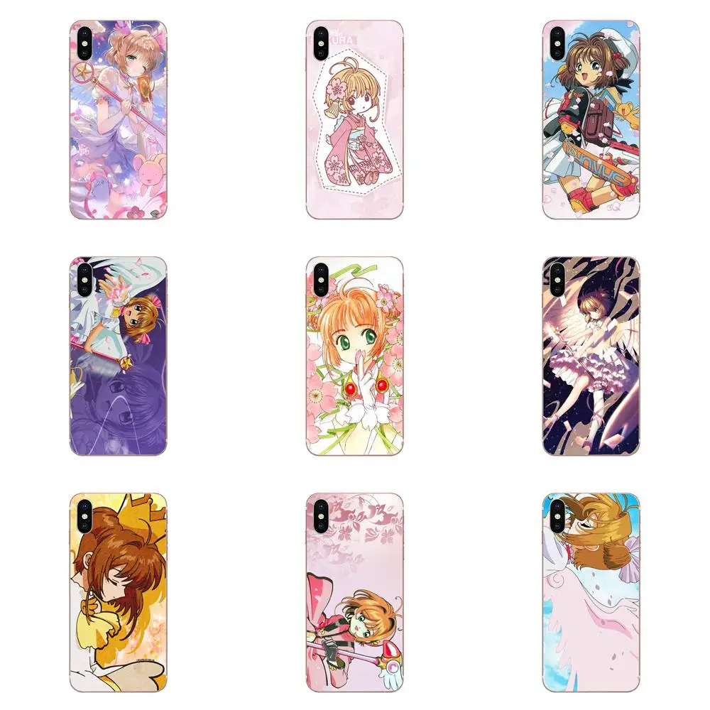 

Soft TPU Case Sakura Card Captor Cardcaptor For Xiaomi Redmi Mi 4 7A 9T K20 CC9 CC9e Note 7 9 Y3 SE Pro Prime Go Play