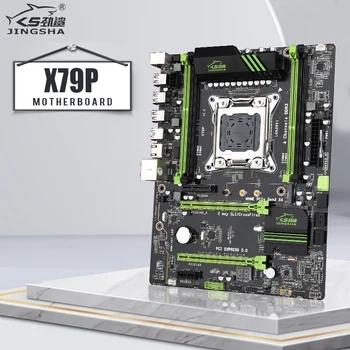 

JINGSHA X79P LGA 2011 motherboard with SATA 3 and USB 3.0 PCI-E 16X support DDR3 ECC REG and Xeon E5 series CPU