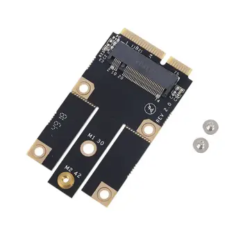 

NGFF M.2 2242 to Mini Pcie 3G 4G Adapter for SIM Card Slot for EM7355 MU736 ME906E ME906V ME906S EM7455 EM7430 EM7305