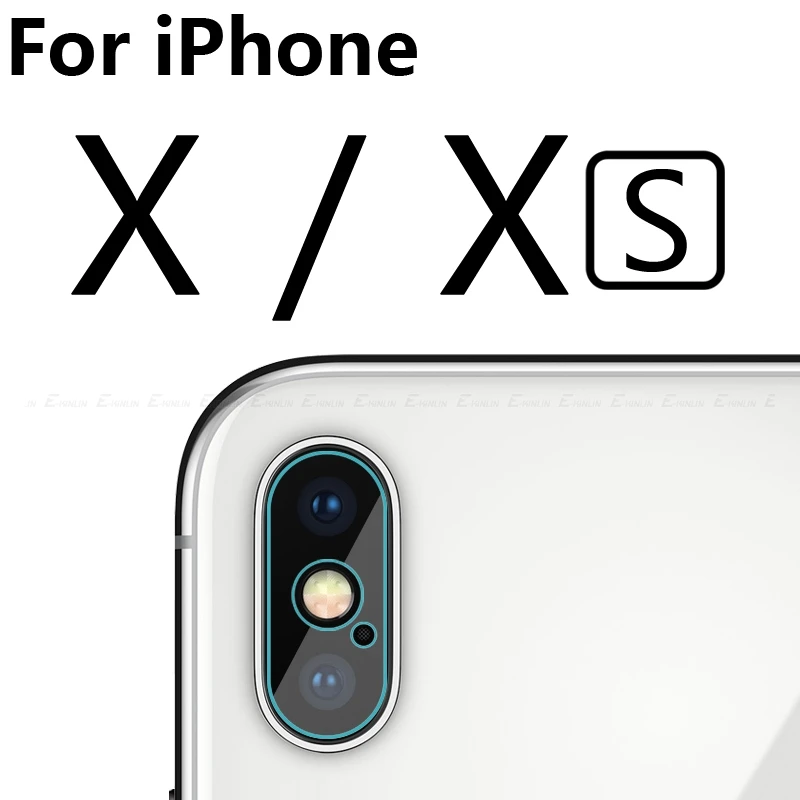 Для iPhone 11 Pro Max объектив камеры защитный чехол для iPhone 11 Pro XS Max X XR 8 7 6 6S Plus защита экрана задняя пленка для объектива - Цвет: For iPhone XS
