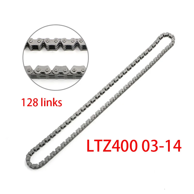 

128 links Motorcycle Camshaft Cam Timing Chain set for 2003-2009 & 2012-2014 Suzuki Quadsport LTZ400 LTZ-400 Chains ATV parts