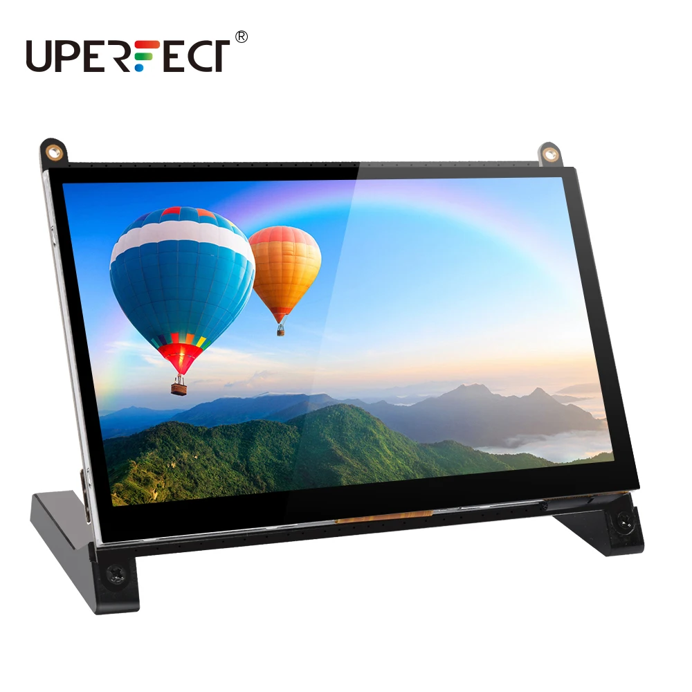 US $75.70 UPERFECT 7 Inch HD LCD Screen for Raspberry Pi 1024 X 600 HDMI Monitor with Stand for Raspberry Pi 3 2 Model B 3B 2B B A