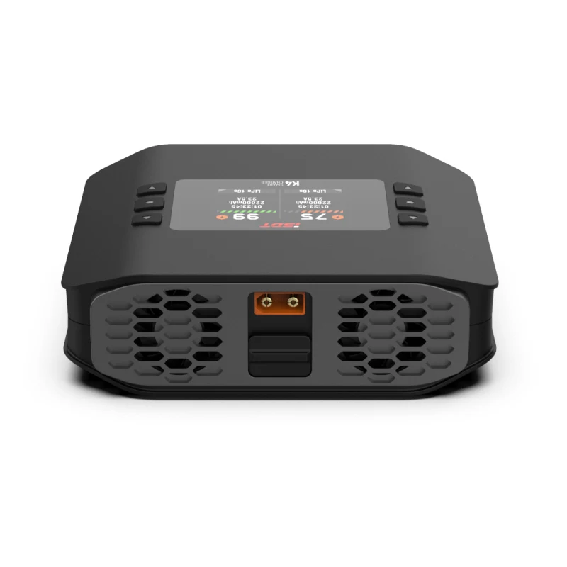 ISDT K4 1 ~ 8S умное зарядное устройство для литиевой батареи 20A 600 Вт AC/DC независимый двухканальный двухканальный режим для зарядки Lipo батареи радиоуправляемая игрушка thumbnail 2
