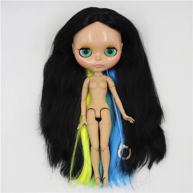 ICY DBS Blyth doll 1/6 bjd tan skin joint body shiny face 30cm toy girls gift 10