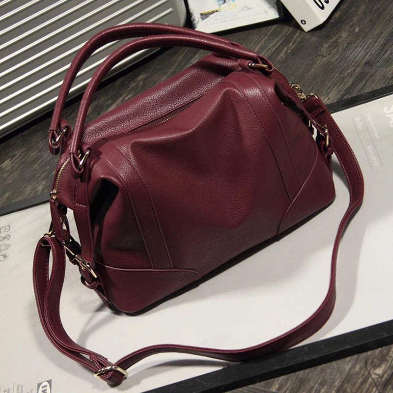 

PU Leather Luxury Handbags Women Messenger Bags Designer Shoulder Bag Female Tote Pillow Handbag Large Capacity Bolsos Mujer