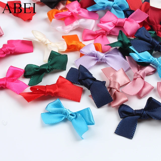 Satin Ribbon Bows Flower Craft, Making Small Bows Ribbon