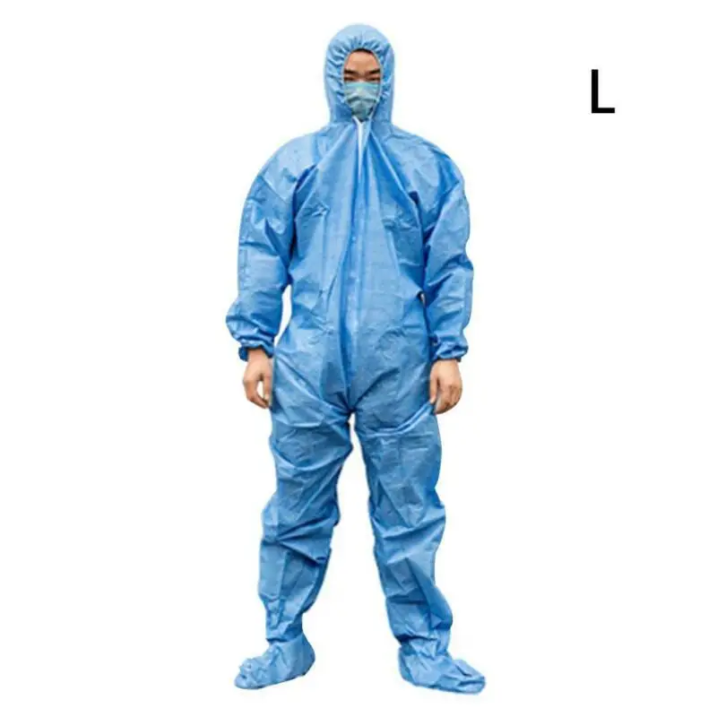 

Disposable Protective Suit Two Way Zipper Display Painting Decoration Polishing Laboratory Work Suit Protector