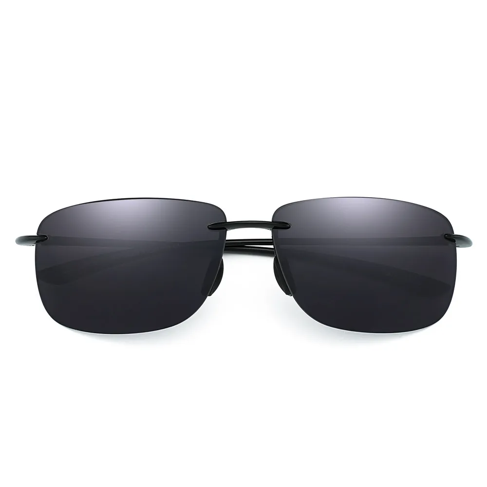 JIM Ultralight Sport Sunglasses for Men Women TR90 Rimless Frame for Running Fishing Cycling Driving_voghion.com