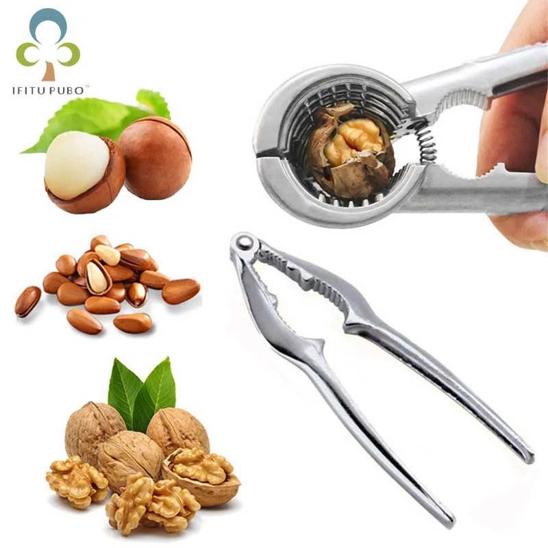 1pc Alloy Nutcracker for Nuts Sheller Crack Almond Walnut Pecan Hazelnut Filbert Nut Kitchen Plier ZXH | Дом и сад