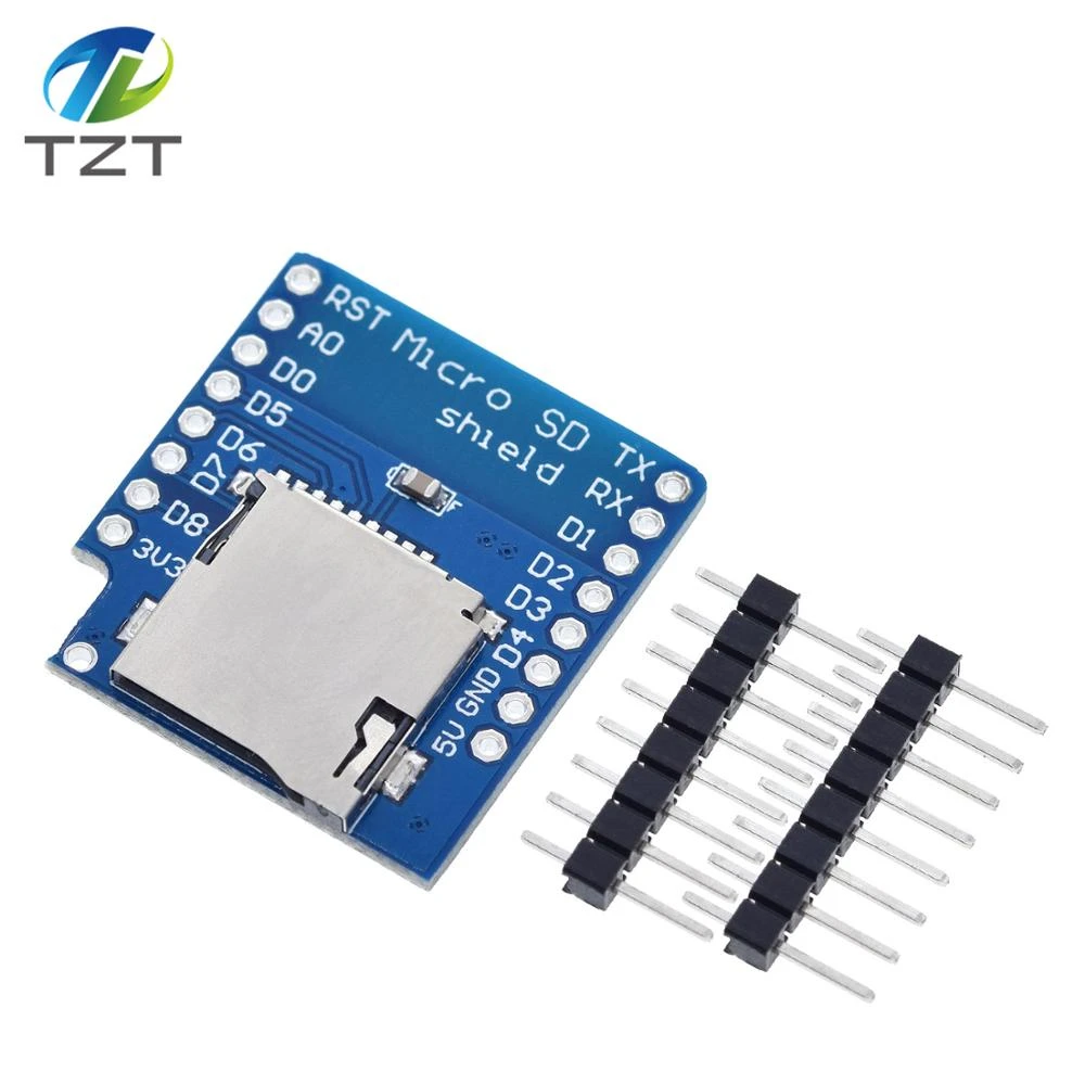マイクロsdカードシールドためwemos D1 ミニtf Wifi Esp66 互換sdワイヤレスモジュールのarduino用wemos D1 ミニ Shield Sd Shield Cardsd Card Module Aliexpress