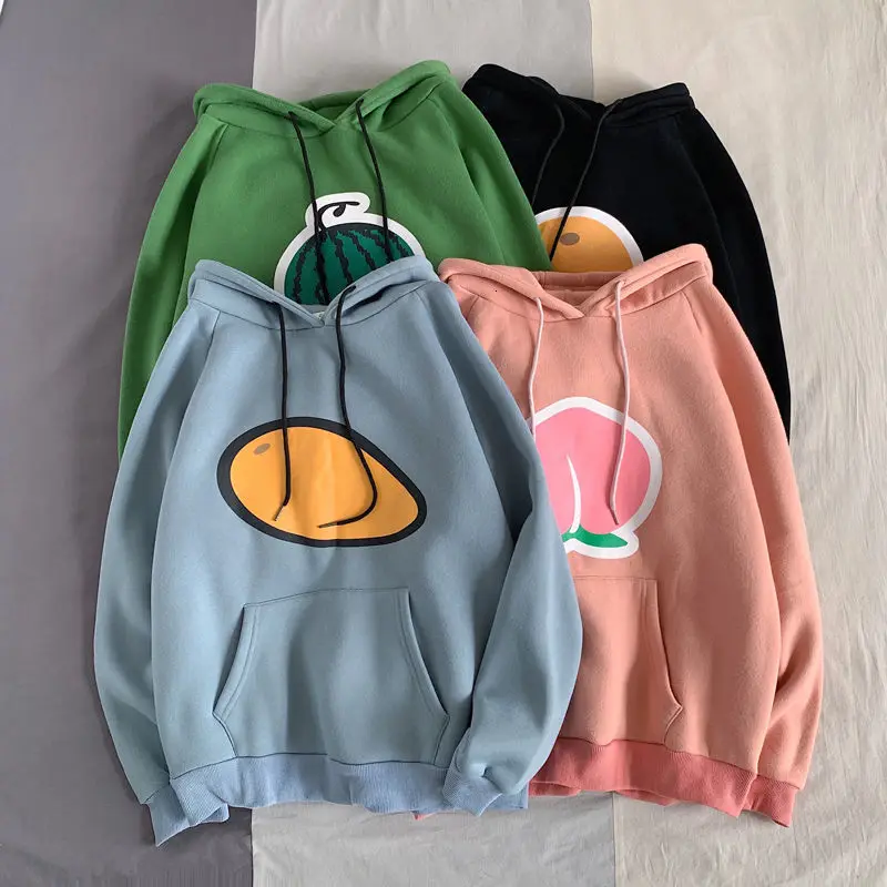 Privathinker Funny Fruit Printed Men Hoodies 2020 Harajuku Men's Hooded Pullovers Women Oversized Sweatshirts M-XL Privathinker Funny Fruit Printed Men Hoodies 2020 Harajuku Men's Hooded Pullovers Women Oversized Sweatshirts M-XL