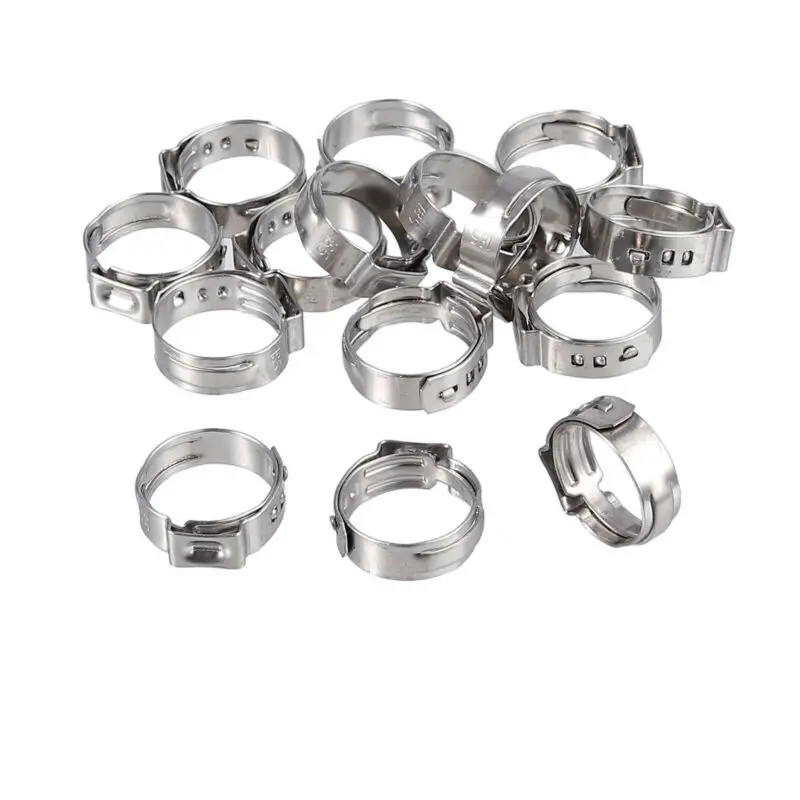 

Accessories Hose clamps 130pcs Stainless Steel Clip Spring Drive Fastener