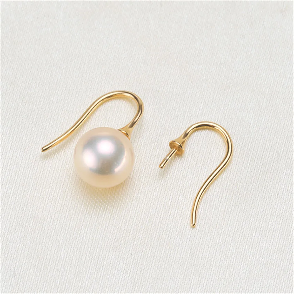 

Earrings Accessories Findings For Women DIY Jewelry Making Handmade Pearl Ear Hook Bail Party 925 Silver Unique