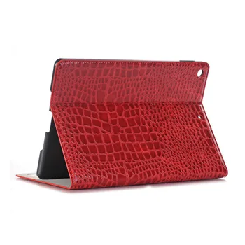 

Leather Smart Wallet Case For ipad air 1 2 Crocodile Stripe Tablet PC Protective Cover Sleeve For ipad air 1 2