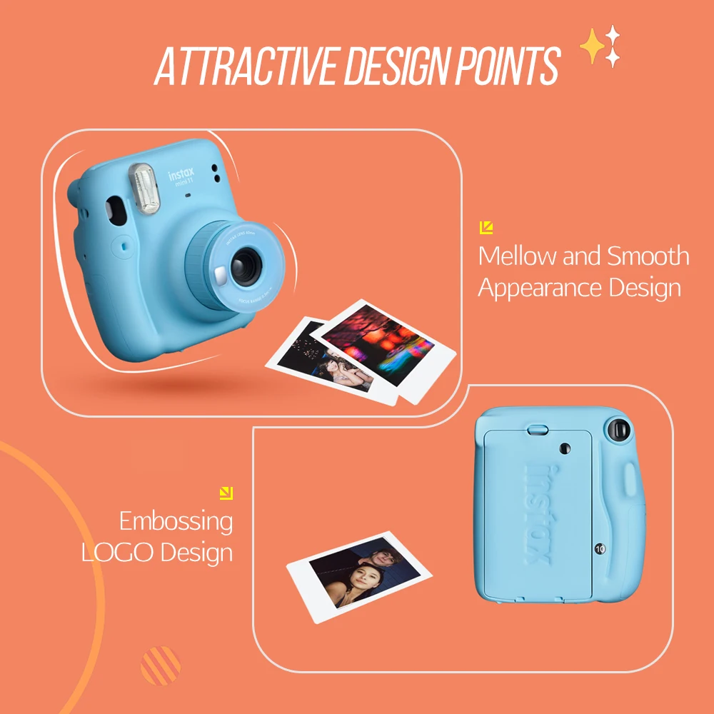 Фотоаппарат моментальной печати Fujifilm instax mini 11 mini11 фотография фотоальбом MINI 9