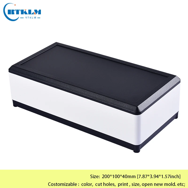Aluminium project box diy metall case aluminium enclosure junction box amplifier housing for electronics 200*100*40mm