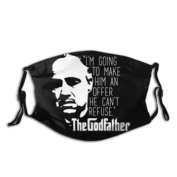 

New Custom Vito Corleone The Godfather With Replaceable PM2.5 Filters Face Mask Mouth Muffle Sunproof Mouth Protection Cover