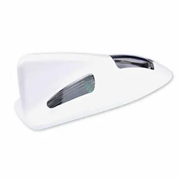 

Car Solar Antenna Remote Control Signal Radio Led Double Side Shark Fin Solar Anti-Tracking Warning Light Roof Light