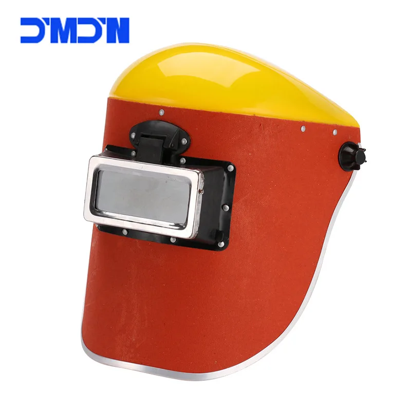 

Protection Mask Manufacturers Direct Selling LABOUR Protection Appliance Explosion-Proof Headset Mask Yellow Red Vulcanized Pape
