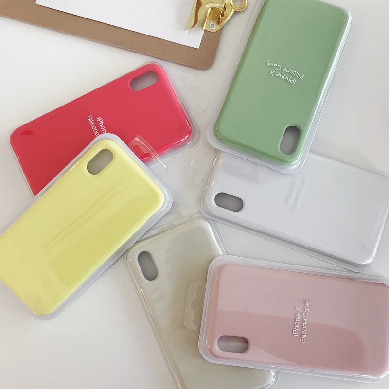 Оригинальный жидкий силиконовый чехол для IPhone 11 Pro Max твердая задняя крышка из ТПУ