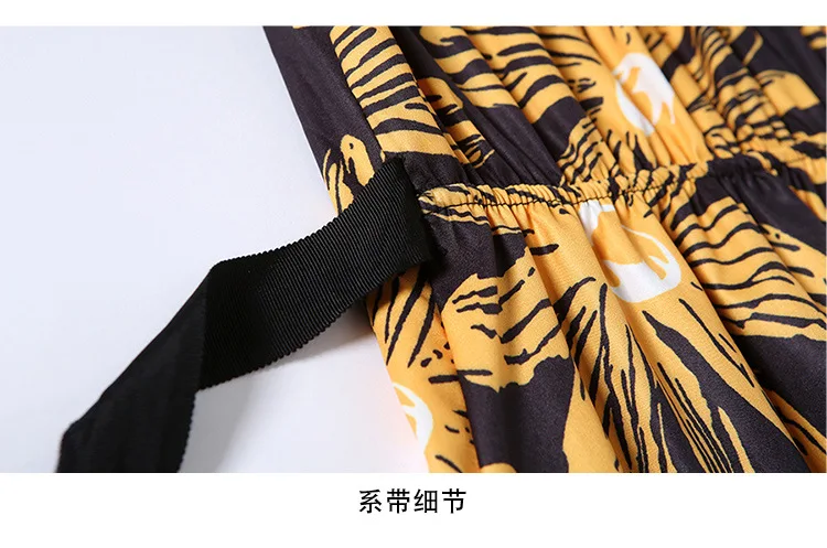 S-xxl весенне-летнее женское платье, желтое платье с цветочным принтом, бальный халат с рукавами до локтя, длина до середины икры, модное милое черное платье