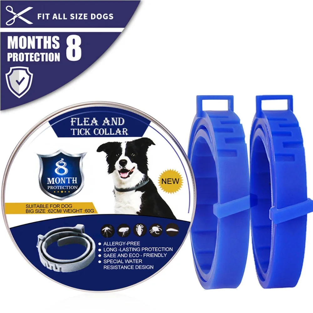 2pcs dog collar anti-mosquito deworming in addition to licking cat dog collar silicone + rubber + essential oil waterproof 30N11 (10)