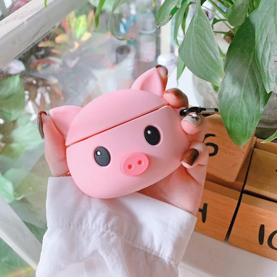 

3D Bluetooth Wireless Cat Earphone Case For AirPods Case Silicone Pumpkin Cute Cartoon Cover Accessories for Apple Air pods Box