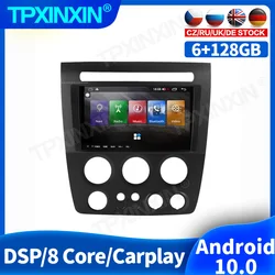 Reproductor Multimedia con Android 128 y navegación GPS para coche, autorradio 2Din con reproductor de vídeo, 10,0 GB, sin DVD, para Hummer H3 2005, 2006   2009