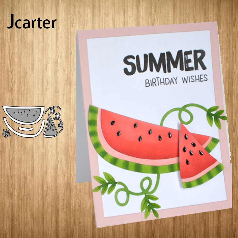 

New Design Metal Cutting Dies Watermelon Border Craft Stencil Diy Scrapbooking Handmade Card Make Shape Album Decoration Model