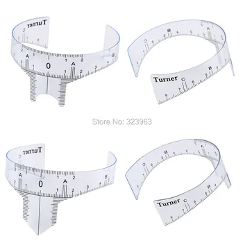 

8 styles Eyebrow Rulers Tool Measures Microblading Permanent Makeup Eyebrow Guide Ruler Tattoo Position Ruler Eyebrow Stencils