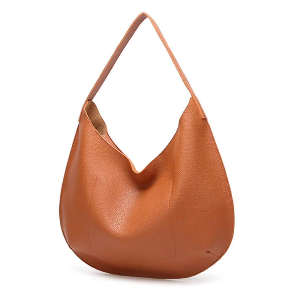 

2019 New Women Handbag Light PU Leather Temperament Causal Female Tote Bag Large Capacity Shoulder Bag Vintage Shopping Handbag