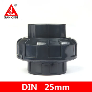 

Sanking 25mm PVC Union Coupling Joint For Water Supply Aquarium Tank Tube Adapter Garden Water Connectors