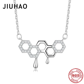 

Sweet love like honey Exquisite High quality 925 Sterling Silver Chain Link Necklaces for Women Fashion Jewelry gift