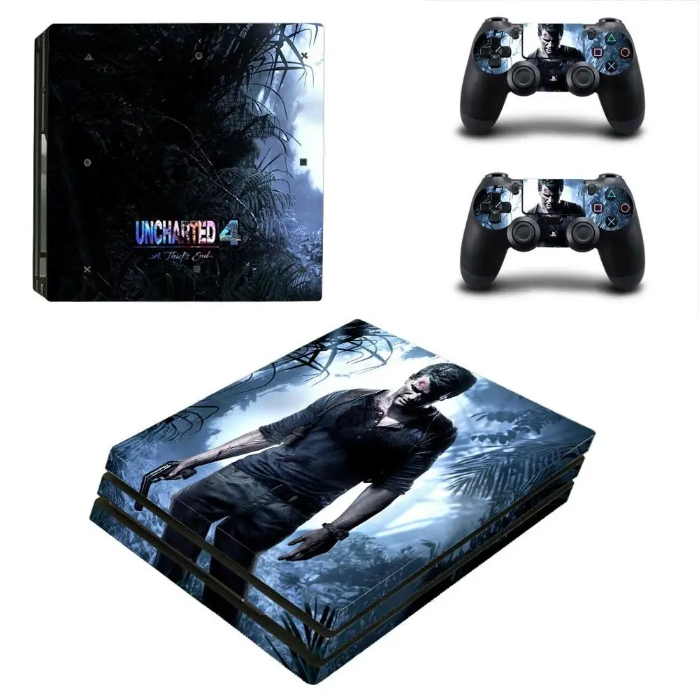 PS4 Pro sticker s Uncharted 4 PS 4 Play station 4 Pro виниловые наклейки для playstation 4 Pro консоли и контроллера - Цвет: YSP4P-0751
