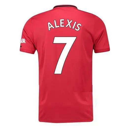 Футбольная Джерси Манчестера Юнайтед manchesting unidad взрослый военный LINGARD ALEXIS POGBA LUKAKU домашний размер S-4XL - Цвет: shirt