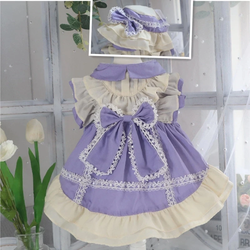 Purple Dress and hat