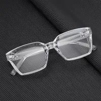Men Women Fashion Oversized Square Reading Glasses Large Frame Presbyopia Eyeglasses Diopter +1.0~+3.0 3