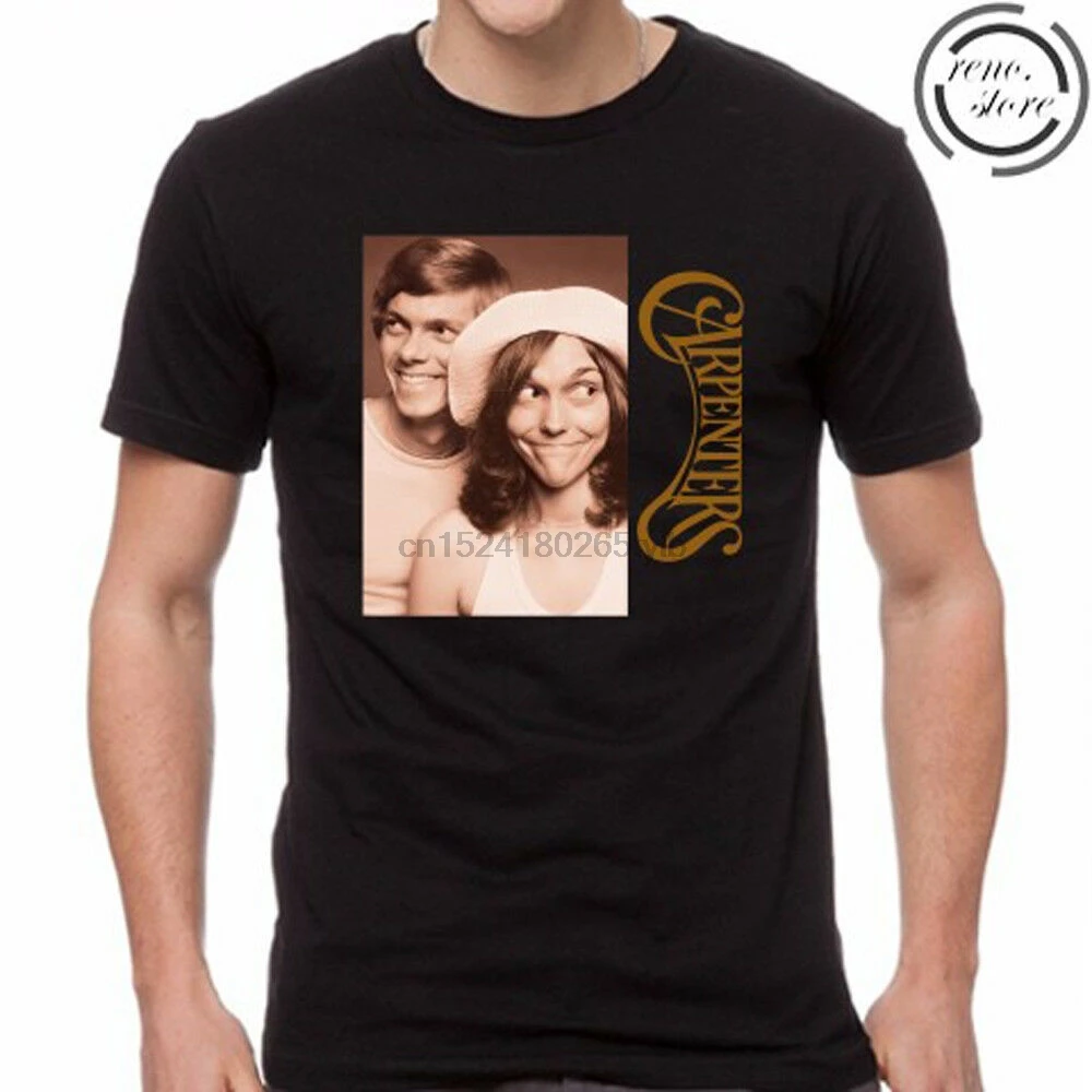 The Carpenters альбом поп-музыка мужская Черная Футболка размер S M L XL 2XL 3XL |
