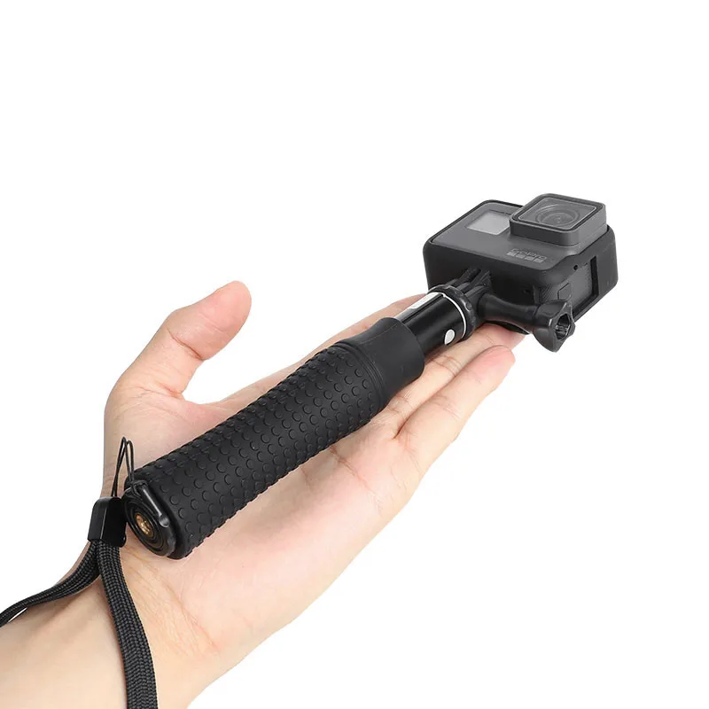 Extendable Waterproof Selfie Stick Monopod Hand Grip Tripod Holder for GoPro Hero 8 7 6 5 SJCAM Yi 4K Action Camera Accessories-0