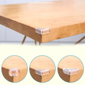 

2/4Pcs Protector Cover Table Corner Child Baby Safety Silicone Protector Table Corner Edge Cover Children Anti-collision Edge