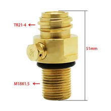 Soda Club Sodastream цилиндр CO2 Сменный адаптер конвертер M18* 1,5 для TR21-4 второй модели Soda поток производитель клапан адаптер