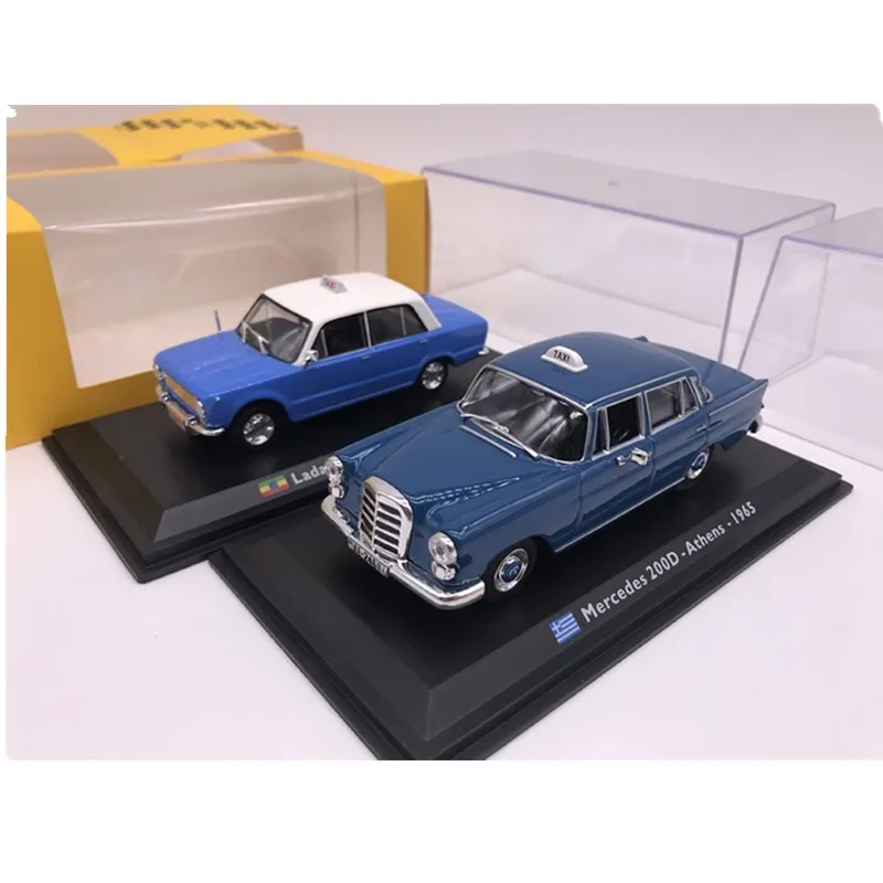 Новый LEO 1/43 весы mercedes 200D Афин такси автомобиль из литого металла модель игрушки