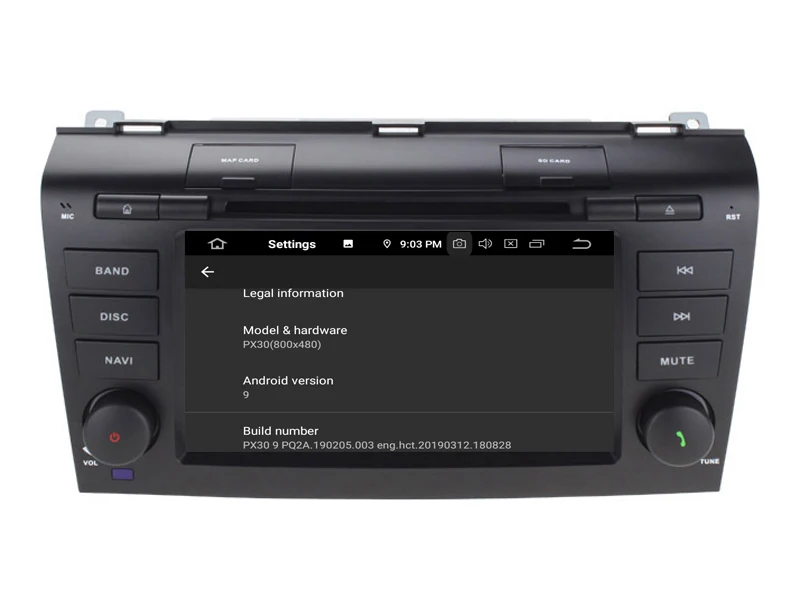 Sale AVGOTOP 2+16GB/4+64GB Android 9 Bluetooth GPS Car Player Multimedia For MAZDA 3 2003-2009 2