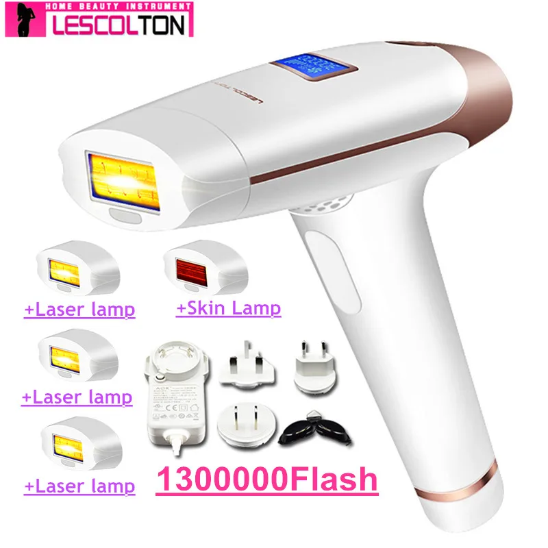 IPL лазер для удаления волос Lescolton 5 в 1 100% импульсов|Эпиляторы| |
